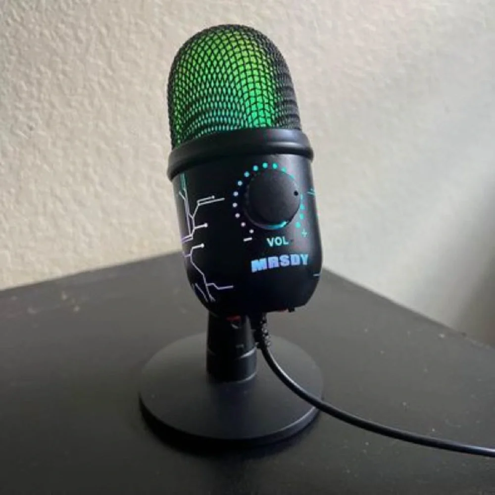 Gaming Microphone, USB Computer Microphone for PC, Mac, PS4/5
